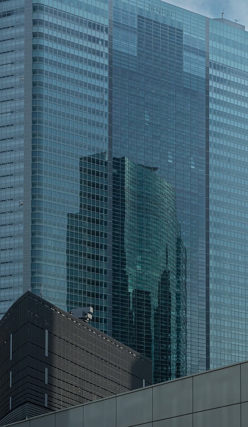 Tokyo skyline at sunset